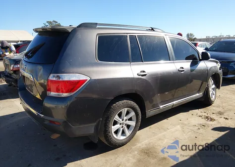 2012 Toyota Highlander Se из США, поврежденный, VIN 5TDZA3EH8CS022706